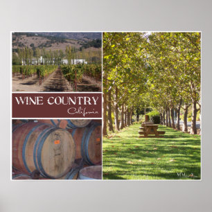 Wine Country, California Poster