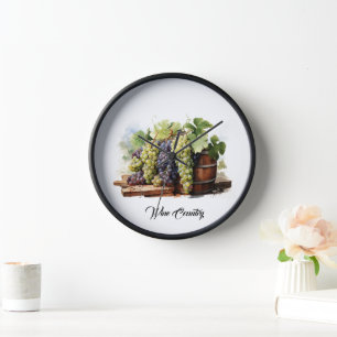 Wine Country Clock