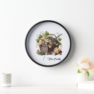 Wine Country Clock