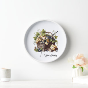 Wine Country Clock