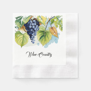 Wine Country Paper Napkin