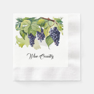 Wine Country Paper Napkin
