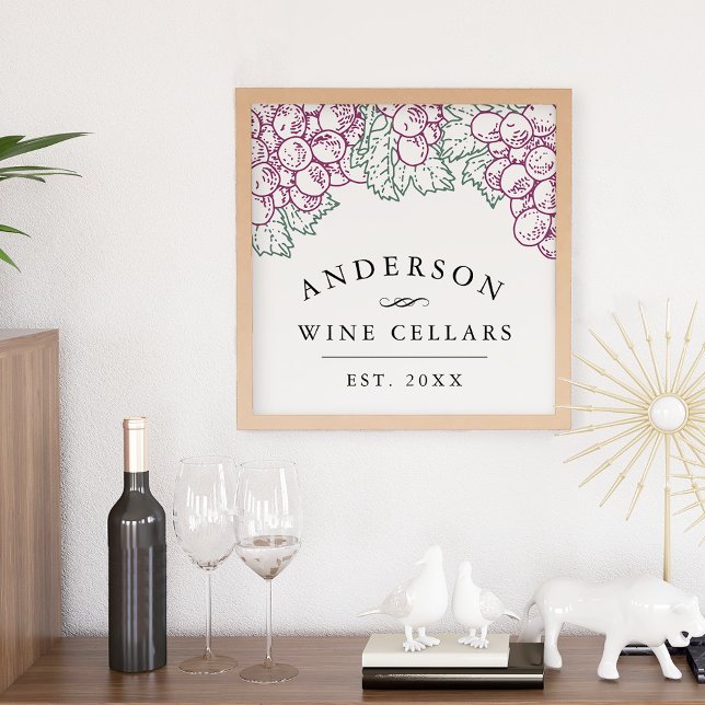Wine Country | Personalized Home Wine Cellar Print (Creator Uploaded)