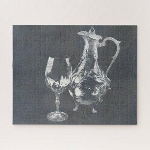 Wine Decanter and Glass Jigsaw Puzzle
