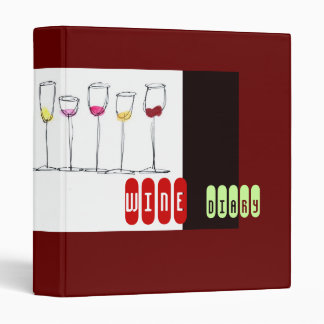 Wine Diary Journal Binder