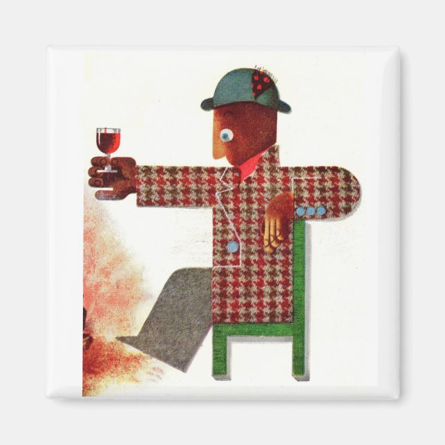 wine drinker AKA oenophile Magnet (Front)