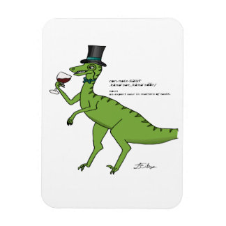 Wine Drinking Connoisseur Magnet