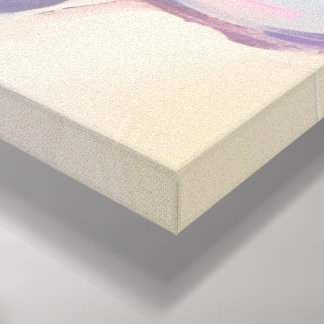 Wine drinks Red Tropical pink wine drink set Canvas Print