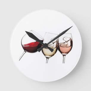 "WINE ENTHUSIAST" CLOCK