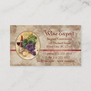 Wine Expert Business Card