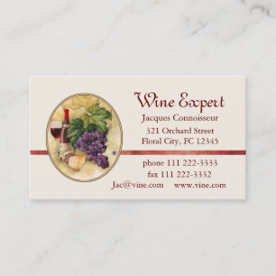 Wine Expert Business Card