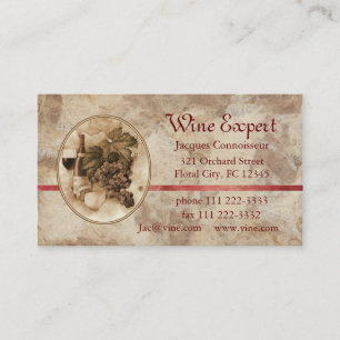 Wine Expert Business Card