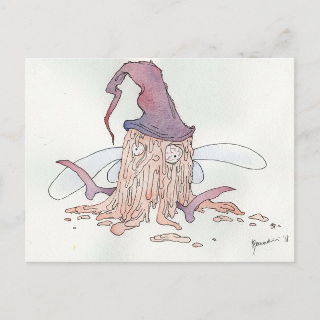 Wine fairy - température ambiante carte postale ho (Devant)