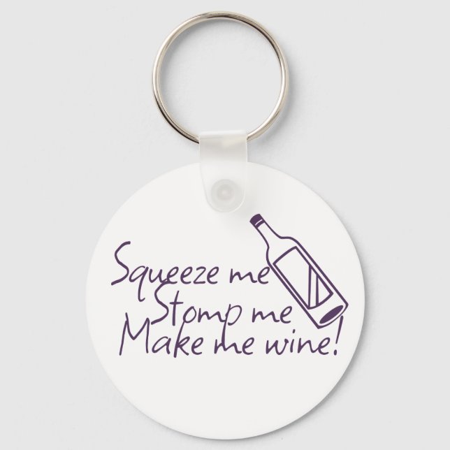 Wine Fanatic Keychain (Front)