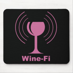 Wine-Fi Humour Mouse Pad
