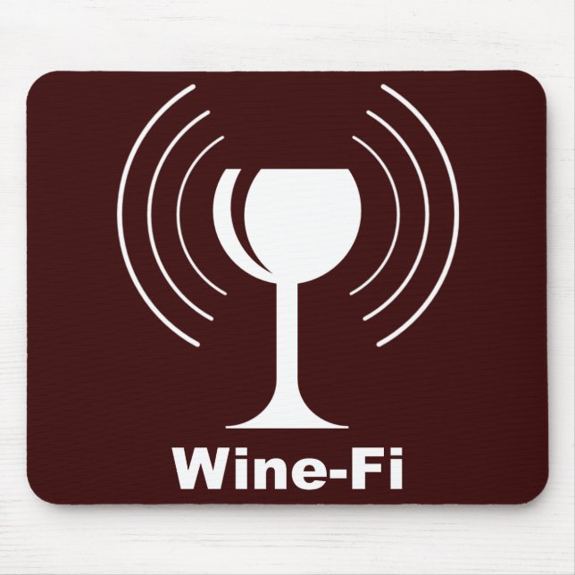 Wine-Fi Humour Mouse Pad (Front)