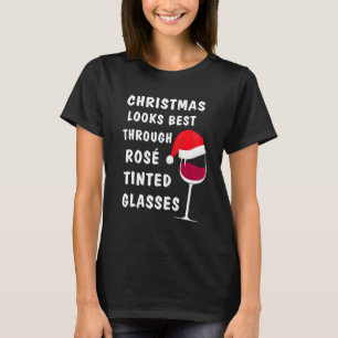 Wine   for christmas  Ugly xmas 2 T-Shirt