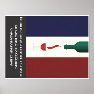 Wine for every occasion - in A.M style Poster