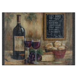 Wine For Two Glass Cuttingboard Cutting Board