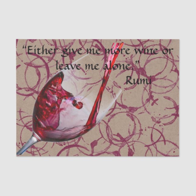 Wine Gift Tissue Paper (Front)