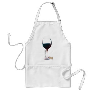 Wine Glass Art Personalized Logo Standard Apron