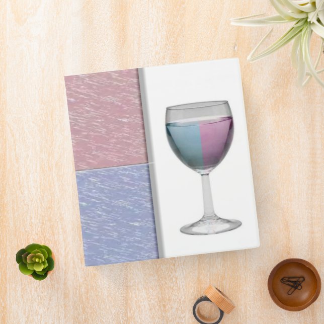 Wine Glass Avery Binder (In Situ)