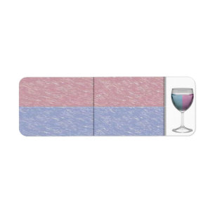 Wine Glass Avery Label