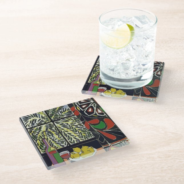 Wine Glass Coaster (Angled)