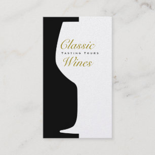 Wine Glass Counter-space Business Card