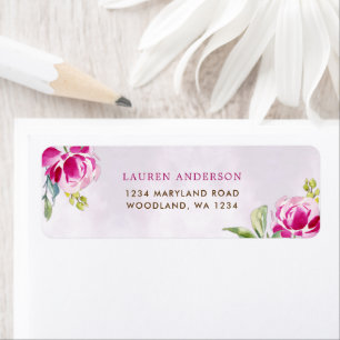 Wine Glass Floral Bridal Shower