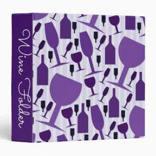 Wine glass pattern binder