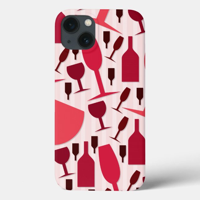 Wine glass pattern Case-Mate iPhone case (Back)