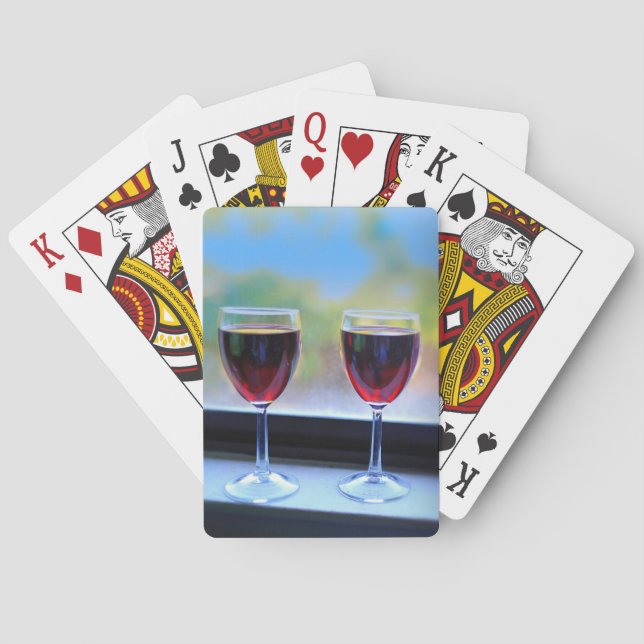 Wine Glass Playing Cards (Back)
