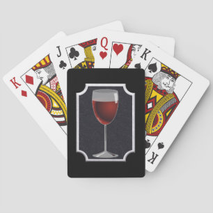 Wine glass - playing cards' cards
