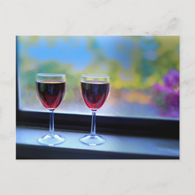 Wine Glass Postcard (Front)