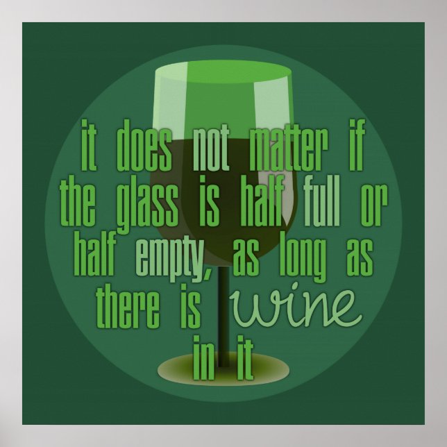 Wine Glass poster (Front)