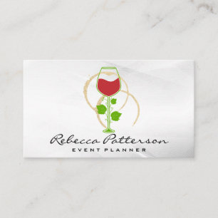 Wine Glass   Stains Business Card