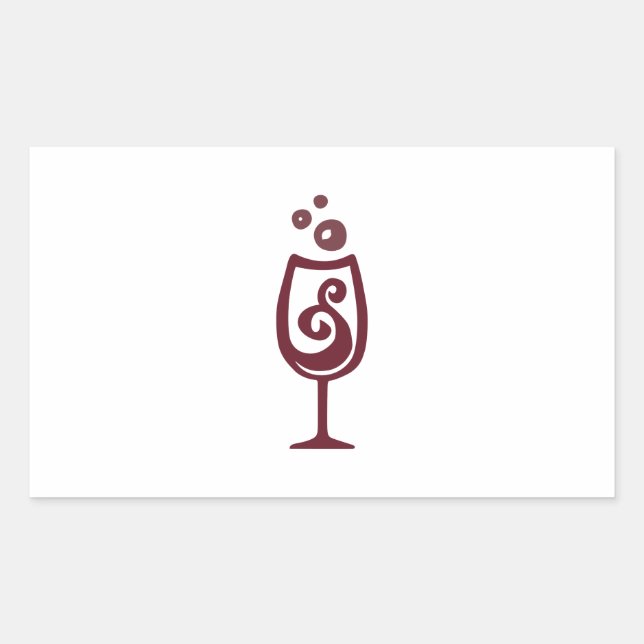 WINE GLASS STICKER (Front)