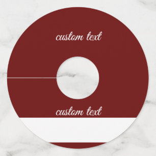 Wine Glass Tags Identifier Marker Paper Customize