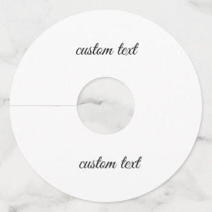 Wine Glass Tags Identifier Marker Paper Customize