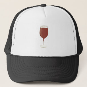 Wine Glass Trucker Hat