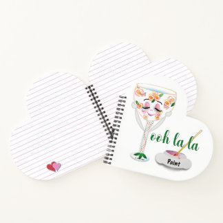 Wine Glass with Personality Notebook