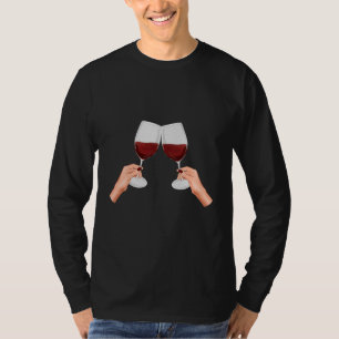 Wine Glasses Chin Chin Wine T-Shirt