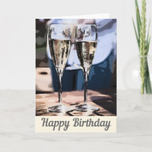 Wine Glasses Happy Birthday