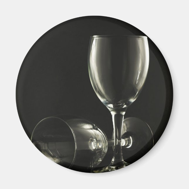 Wine Glasses Magnet (Front)