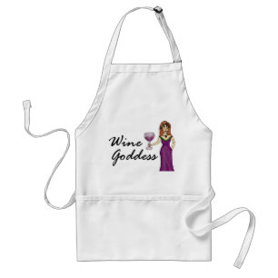 Wine Goddess (No Saying) Apron