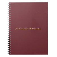 Wine & Gold Colour Professional Trendy Modern Plai