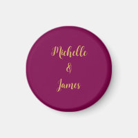 Wine & Gold Colours Professional Trendy Modern