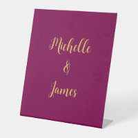 Wine & Gold Colours Professional Trendy Modern