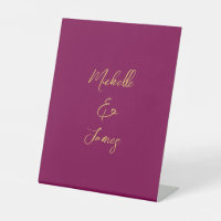 Wine & Gold Colours Professional Trendy Modern